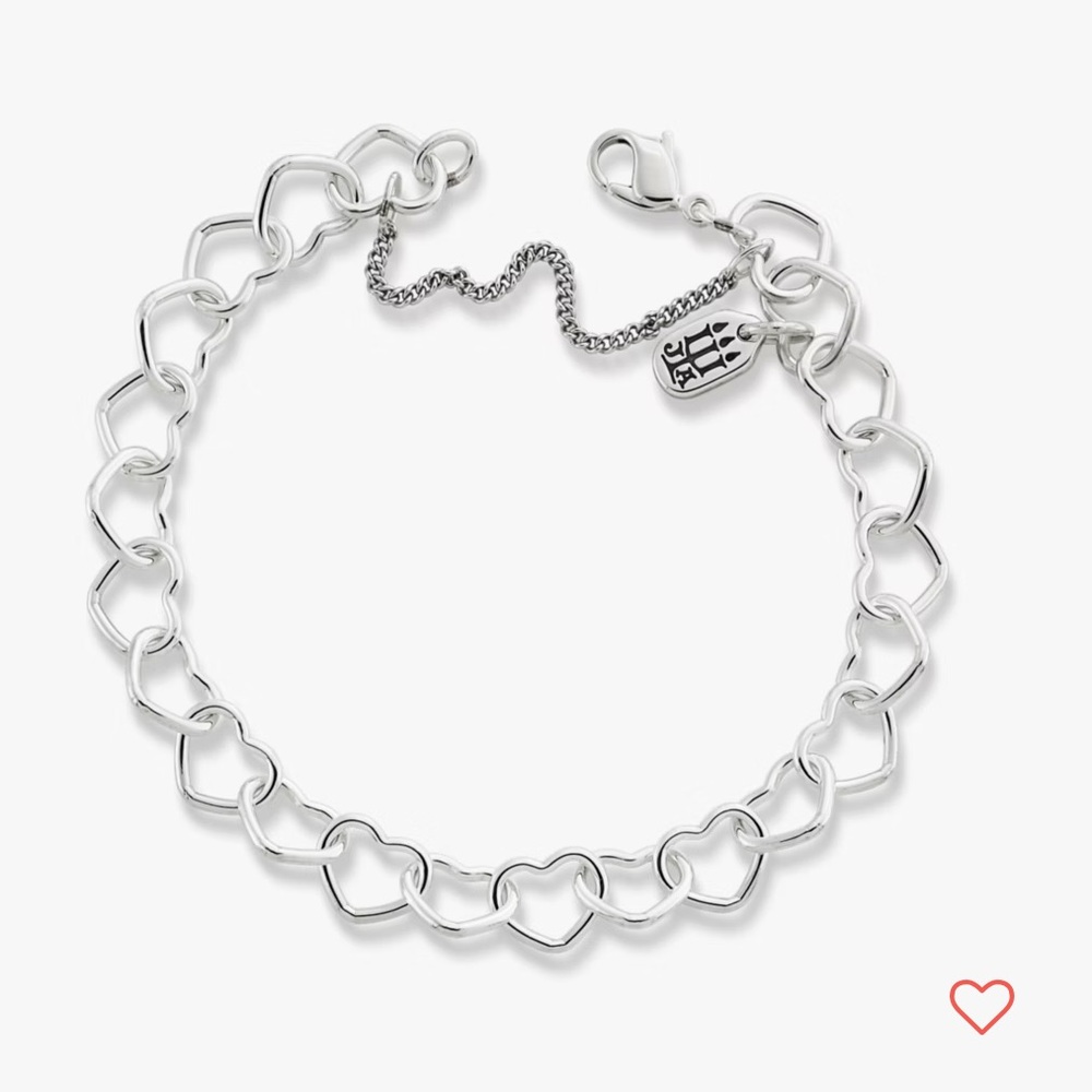 James Avery Connected Hearts Charm Bracelet